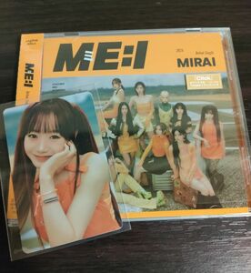 清水恵子 お守りカード ME:I MIRAI CD 通常盤