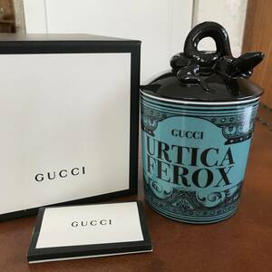  ★ GUCCI グッチ デコール アレッサンドロ・ミケーレ スネーク 蛇 蓋付 URTICA FEROX フレグランス キャンドル リチャードジノリ 未使用★