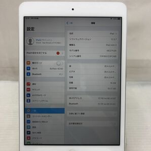 1円 【ジャンク】Apple iPad mini 2 ME279J/A A1489 T010882【訳アリ】の画像2