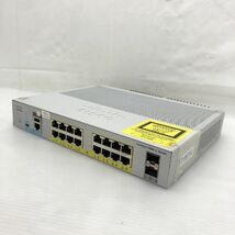 1週間保証 初期化済 CISCO Catalyst 2960-L Series WS-C2960L-16PS-LL イーサネットハブ T007741_画像1