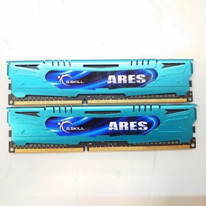 PC堂1 G.SKILL ARES F3-1600C9D-8GAB 4GB 2枚 DDR3 1600MHz ヒートシンク MW00238