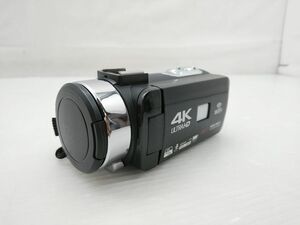 1円 4K デジタルビデオカメラ レンズフード フードカバー マイク リモコン ソフトケース バッテリー 付属 T012877