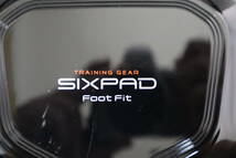 ⑩SIXPADシックス パッドTRAINING GEARトレーニング ギアSP-FF2310F/Foot Fitフット フィット/ブラック系◆電池 付き/動作確認OK_画像5