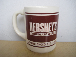 ☆希少 USA刻印 HERSHEY'S SYRUP ハーシーズ　チョコレート　マグカップ　CHOCOLATE WORLD 