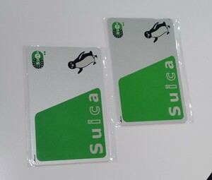 ２枚組　無記名Suica　スイカ　デポジットのみ