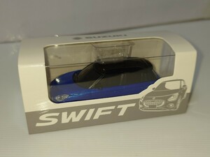 非売品! SWIFT スイフト プルバックミニカー ブルー ブラック ツートンカラー カラーサンプル 