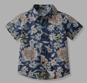 アロハシャツ 半袖　花柄 ハワイアン