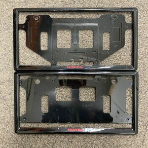 ●A3713● HONDA ホンダ 純正 ナンバーフレーム FL5 シビック TypeR JDM Civic License Plate Frame