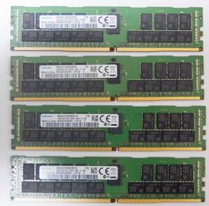 PC4-21300R DDR4 2666 ECC Registered メモリ 16GB x 4 = 64GB (Samsung / 出品数：1セット)