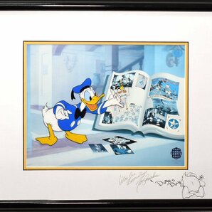 (5-4272)ディズニー『Donald’s Memory Book』Limited Edition ドナルド65周年記念 セル画 原画 絵画 真作【緑和堂】の画像1