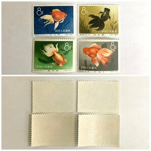 (4-1784)中国切手『特38 金魚』12種完 1960年 ヒンジなし 中国人民郵政 未使用【緑和堂】の画像3