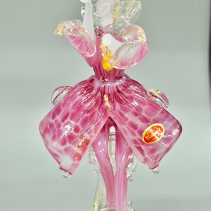 (5-1581-2)ムラノガラス 貴婦人 貴公子 ベネチアングラス 人形 ガラスドール MURANO【緑和堂】の画像5