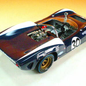 難有り GMP 1/18 LOLA T70 SPYDER #30 Dan Gurney BARDAHL Special CAN-AM 1966 ローラ ダン・ガーニー ゆうパック80サイズ送料着払いの画像2