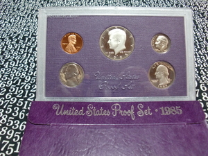 United States Proof Set 1985 ケネディ