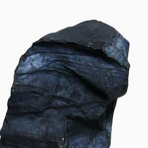 誠安◆超レア最高級天然北海道上ノ国町産 ブラックシリカ原石[T694-4364]の画像2