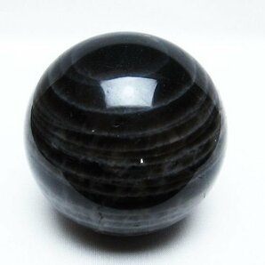 誠安◆超レア極品天然AAAモリオン 純天然 黒水晶 丸玉 73mm [T572-9777]の画像1