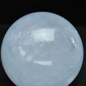 誠安◆天然石高級品カルサイト丸玉 87mm [T461-10499]の画像2