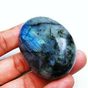 誠安◆天然石高級品ラブラドライト原石[T703-4462]の画像2