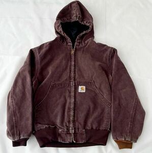 90s Carhartt アクティブパーカー KIDS キッズサイズ ダック ジャケット （ ビンテージ 90年代 カーハート デトロイト ダブルニー 80s 00s