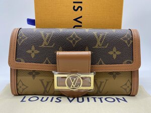 ■新品未使用品【LOUIS VUITTON ルイヴィトン M46645 モノグラム・リバース ポルトフォイユ・サラ ドーフィーヌ RFID 長財布 保存袋 箱付】