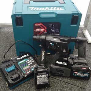 ＄【 Makita マキタ 40Vmax 28mm充電式ハンマードリル HR001GRDXB バッテリー2個 充電器 ケース付きフルセット 電動工具 】KH11882の画像1