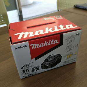 ＄未使用【 Makita マキタ 純正 18V 5.0Ah バッテリー BL1850B 箱入り 残容量表示 自己故障診断機能 電動工具 】KH11741の画像4