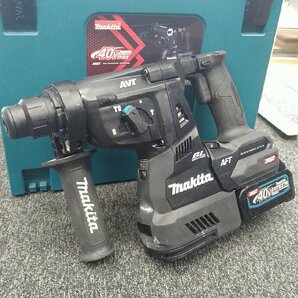 ＄【 Makita マキタ 40Vmax 28mm充電式ハンマードリル HR001GRDXB バッテリー2個 充電器 ケース付きフルセット 電動工具 】KH11882の画像4