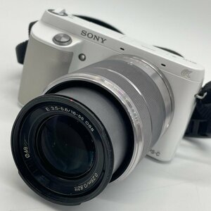 ω美品【SONY ソニーデジタル一眼カメラ α アルファ NEX-F3 APS-C ミラーレス ホワイト E3.5-5.6/18-55 OSS 16.1MEGAPIXELS】TK2212