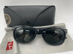 ∞.大人気【レイバン RayBan NEW WAYFARER RB2132-F 901/58 55□18 140 3P ブラック サングラス ケース付き】OK17079