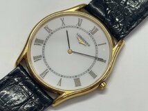 ♪希少品【ロンジン LONGINES L4 617 2 腕時計 クオーツ 白文字盤 メンズウォッチ 付属品充実】OK17227_画像2