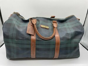 -. great popularity [ Polo Ralph Lauren POLO RALPH LAUREN Boston bag green green check travel bag bag ]OK17163