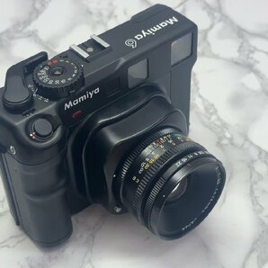 ♪超激レア【Mamiya f3.5 マミヤ 6 Mamiya G f=75mml フィルムカメラ ブラックボディ レンズ付き アンティーク品】OK17307の画像9