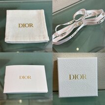 Ω綺麗！【Dior ディオール ピアス ロゴ ゆらゆらチャーム ストーン パール ゴールドカラー 可愛い 上品 おしゃれ 付属品付き】NA01182_画像9