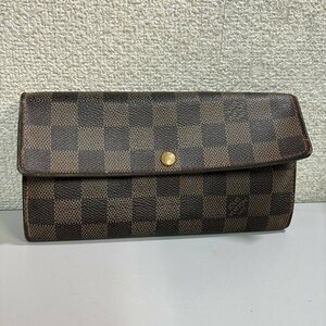 Ω大人気！【LOUIS VUITTON ルイヴィトン 長財布 ダミエ ポルトフォイユサラ N61734 ブラウン おしゃれ 希少品】NA001224