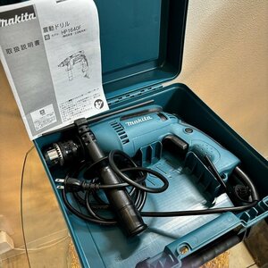 Ω未使用！【makita マキタ 16mm 震動ドリル HP1640FK HP1640F 100V-7.2A 50-60Hz 680W 本体 ケース 説明書 付き】N031