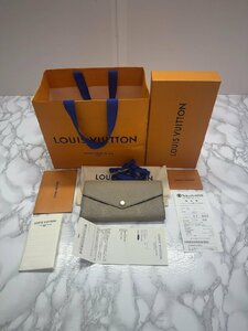 ♪展示級【 ルイ・ヴィトン モノグラム・アンプラント ポルトフォイユ・サラ M68708 Louis Vuitton 購入証明書付き】OK17278