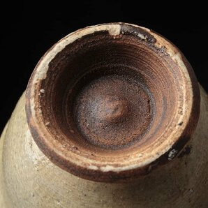 JK516 時代 伊羅保盃・黄釉杯 径8cm・煎茶碗・茶杯・酒盃・酒杯 和食器の画像10