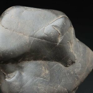 JK511 天然石 自然石 黒石 水石 鑑賞石 幅7cm 重180g 盆景石 置物の画像4