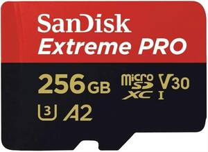 microSDXC 256GB SanDisk サンディスク Extreme PRO SDSQXCD-256G-GN6MA R:2