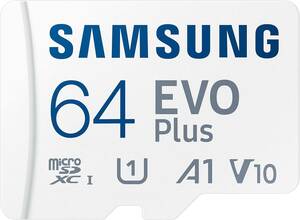 Samsung microSDカード 64GB EVO Plus microSDXC UHS-I U1 Nintendo Swit