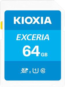 KIOXIA(キオクシア) 旧東芝メモリ SDカード 64GB SDXC UHS-I Class10 読出速度100MB/s 日本