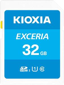 KIOXIA(キオクシア) 旧東芝メモリ SDカード 32GB SDHC UHS-I Class10 読出速度100MB/s 日本