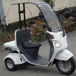 4万4千km TA03-131 ジャイロキャノピー 4スト車体 純正スクリーン モーター タイヤ リアフェンダー ホイール ライト ホンダ 東京八王子90-5の画像1