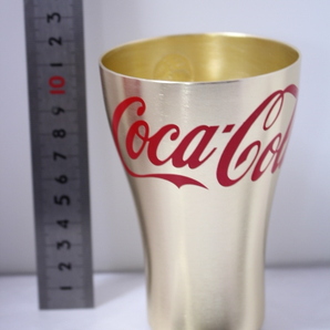 【コカ・コーラ】 アルミタンブラー  ●非売品 FIFAワールドカップ トロフィータンブラー 約350ｍｌ（満水時）の画像7