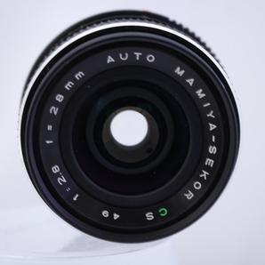 【MAMIYA】ジャンク マミヤ AUTO MAMIYA-SEKOR CS 49 28mm F2.8 MADE IN JAPANの画像2