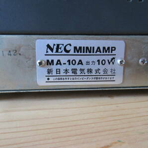 NEC MINI AMP MA-10A  新日本電気製 ハンドワイヤード フルチューブアンプヘッドの画像8