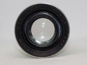 Astro-Kino VII D.R.P. 50mm f/1.4 Mマウント化 アストロ　1930年代