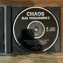 国内盤　CD 甲斐よしひろ　CHAOS カオス　CT32-5390 帯付き_画像4