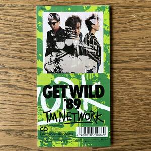 国内盤　8センチCD TM Network Get Wild '89 10・8H-3110