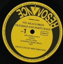 オランダ盤オリジLP！Viv Akauldren / Old Bags And Party Rags 1986年 Resonance 33-8604 オルタナティブ サイケデリック・ロック_画像2